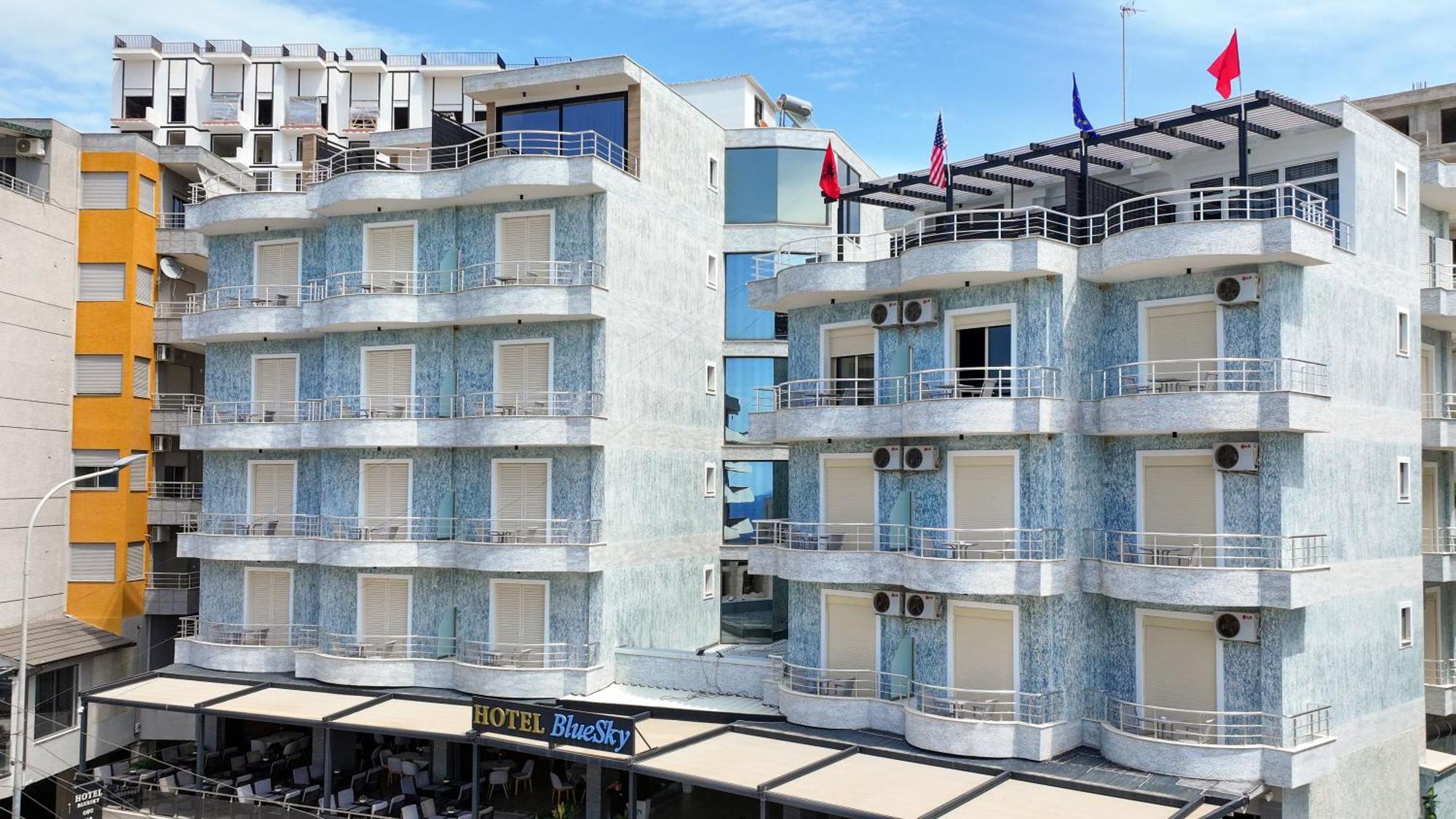 Hotel Blue Sky Saranda Dış mekan fotoğraf